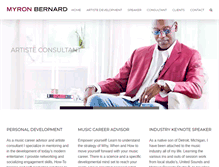 Tablet Screenshot of myronbernard.com